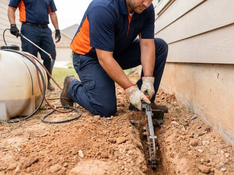 Subterranean Termite Soil Trenching in San Antonio, TX